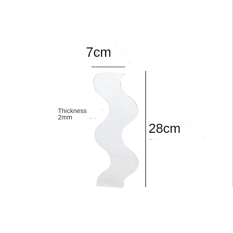 Special shaped geometry mirror shooting props decorative ornaments for beauty cosmetic products