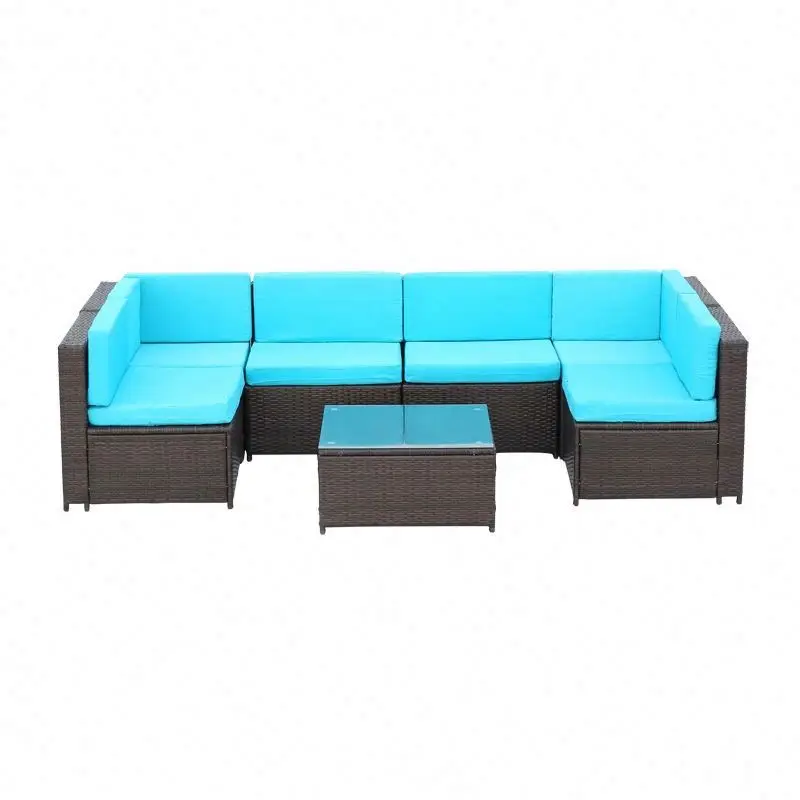 Luxury Outdoor Garden Rattan Furniture Set Manufacturers Garden Furniture Rattan Sofa