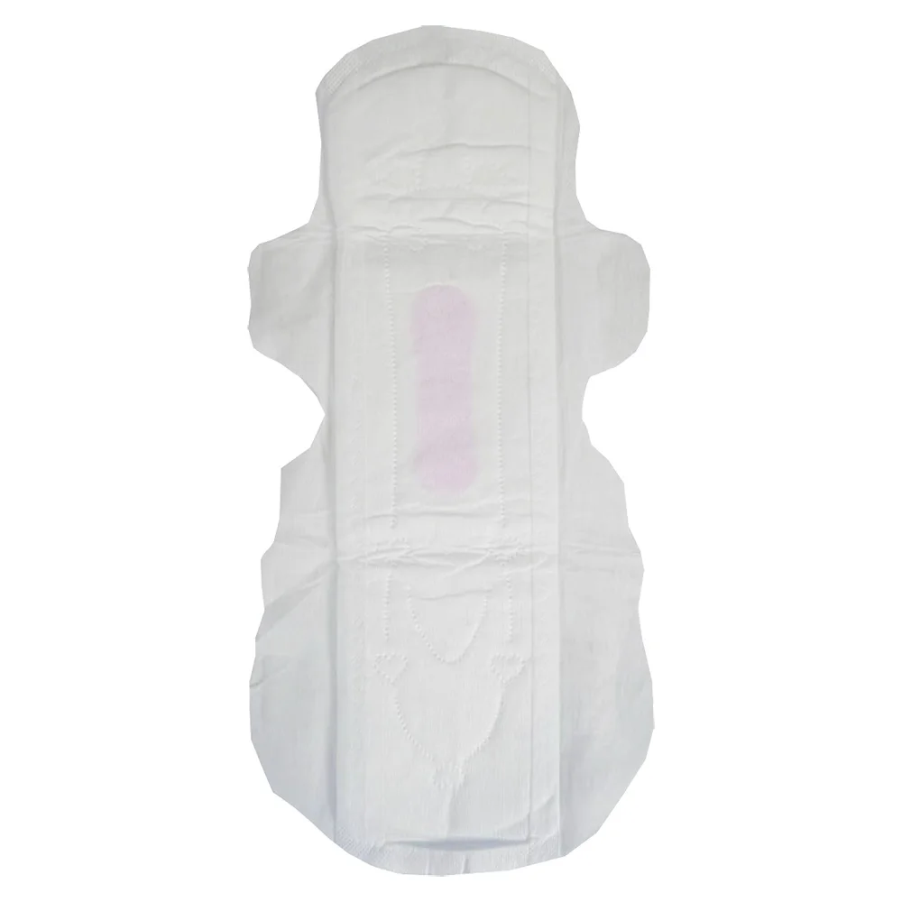 China Factory Free Sample Absorbent Biodegradable Night Use Disposable Sanitary Napkins Organic Pure Cotton Overnight Lady Pad