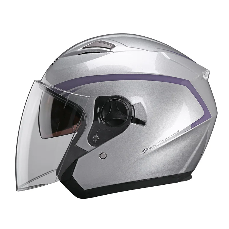
Helmet Motorcycle Summer Double Lens Moto Helmet Open Face Motorcycle Helmet Casco Moto Capacete Casque 4.6 