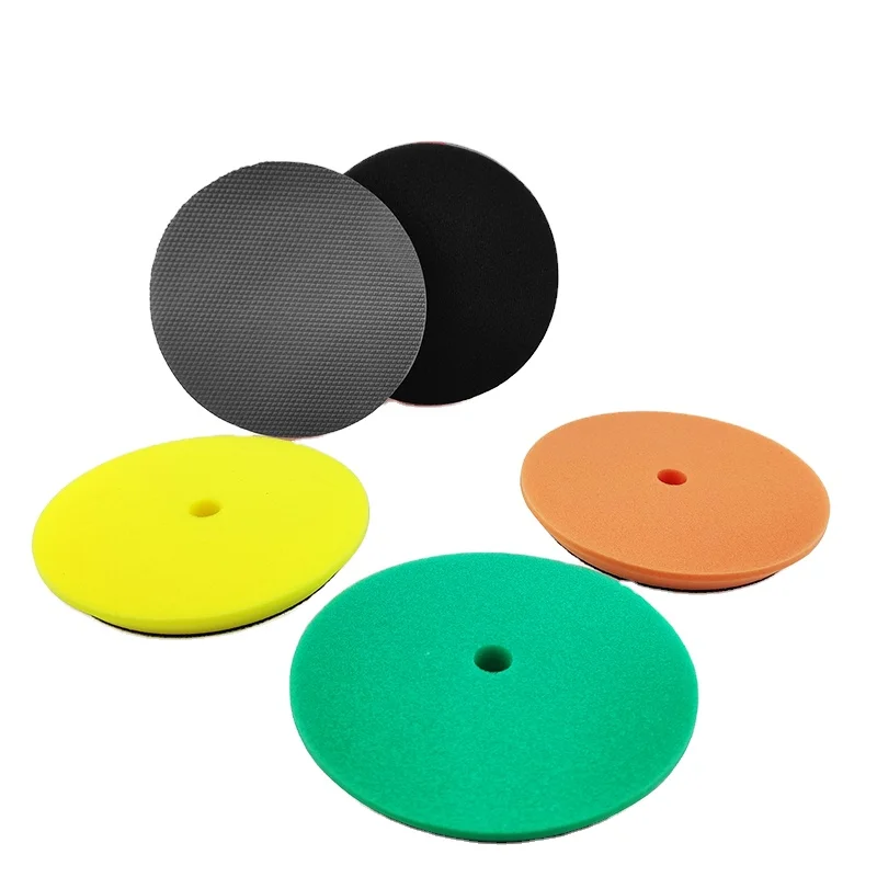 6012P3MM 5 шт./кор. 6 дюймов полировка тормозных колодок 150 мм плоский скошенный край пены с полировальной подложкой 6in средний класс глиняный брусок коврик для сверла