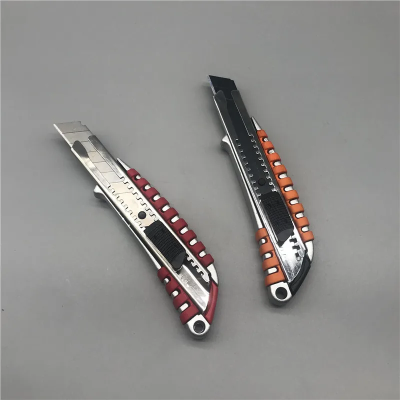 Aluminium handle slider blade snap off utility safety cutter knife