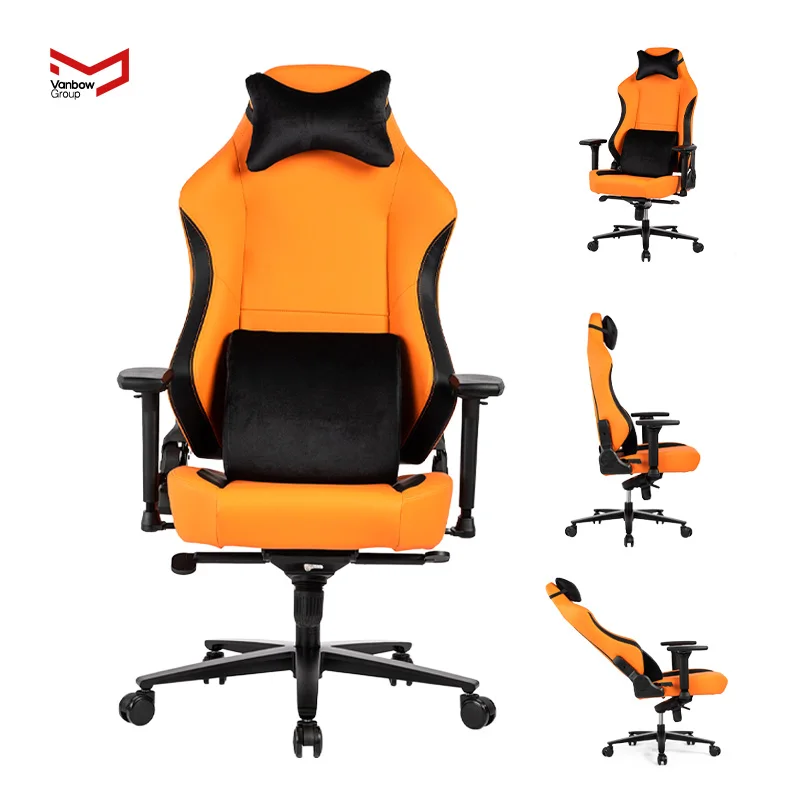 VANBOW trending products 2023 new arrivals sillas gamer profesional orange color pc gaming chair