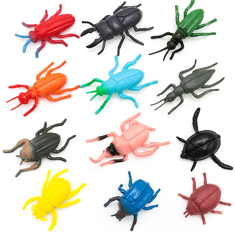 Wild animal toy figurine, animal pattern, animal doll, animal doll toy, insect beetle Spider snake frog dinosaur animal model