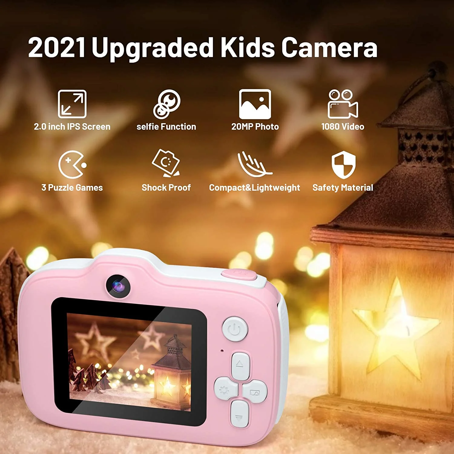 Hot portable 2 Inch screen take Phote Video gamesToys Camera for boys Girls  kids Digital Cameras