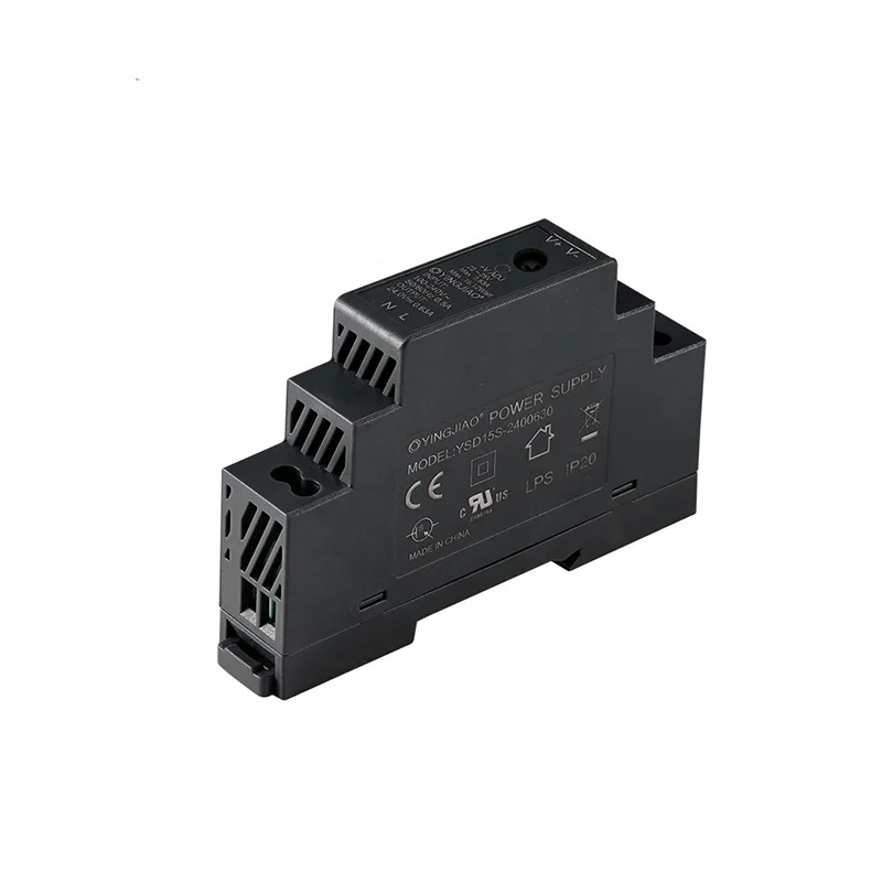slim power supply 12v din rail driver