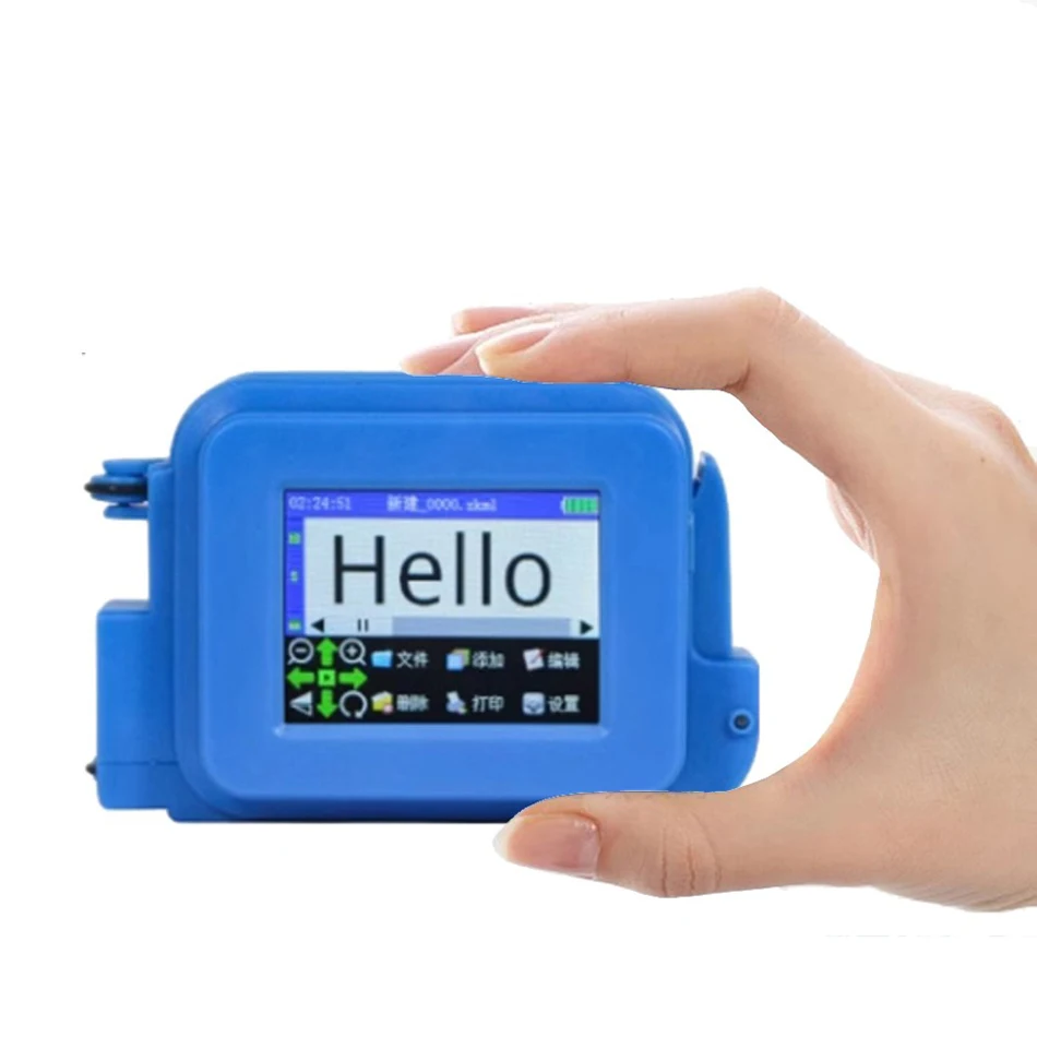 Mini Handheld Thermal Mini Inkjet Printer Barcode QR Batch Number Mark Validity Label Portable Encoder