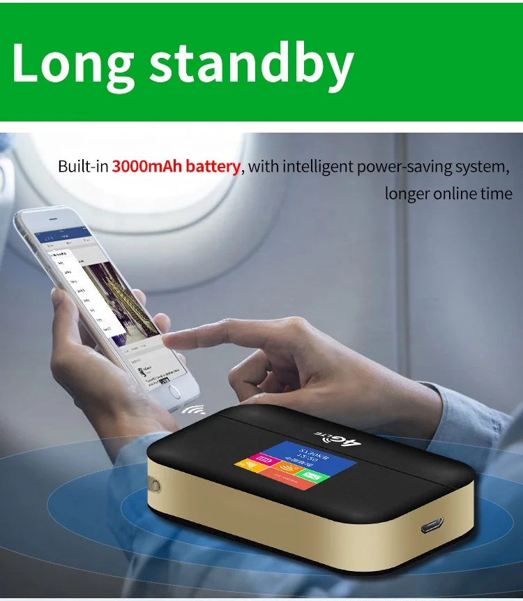Sailsky outdoor Internet Portable Router 4G Lte Wifi Mobile movable Portable router with battery 3000mAh
