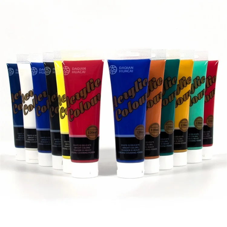 Eco-Friendly Non-Toxic Acrylic Painting Colors Supplies Acrylic Artists Paints For Fabric Or Canvas
