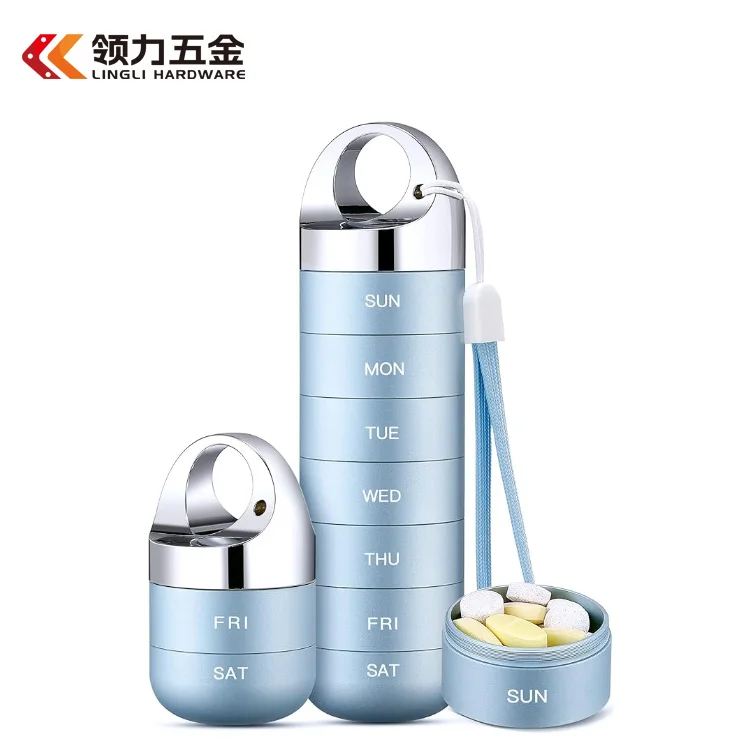2025 New Factory Hot-sell Travel Folding Food Drying Rack Aluminum Alloy Waterproof Home Storage Organization Device Metal Pill