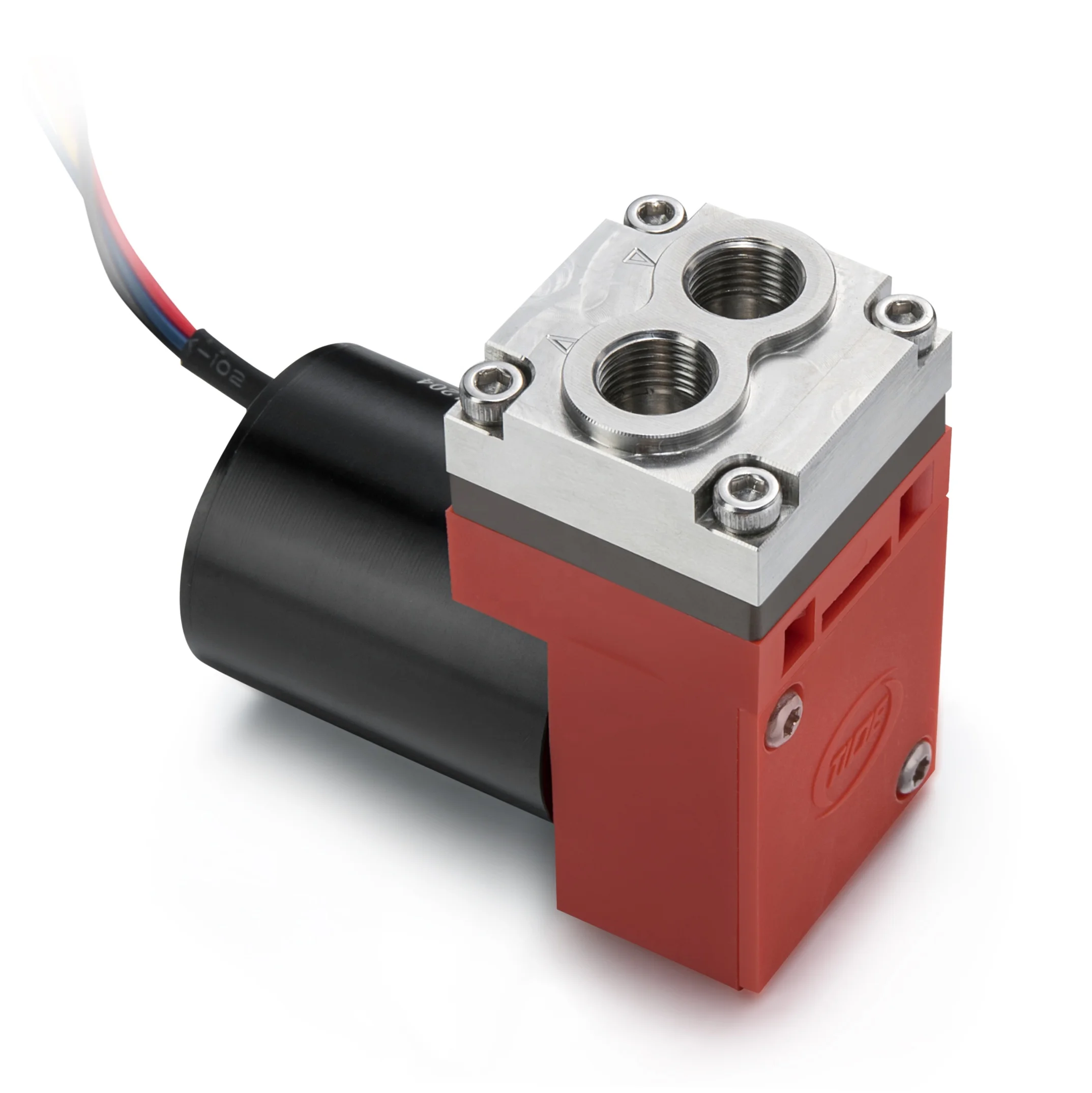 High Temperature 304 Stainless Steel FKM Micro Diaphragm Electric Pump Chemical Sampling Anti-corrosion Mini Air Pump