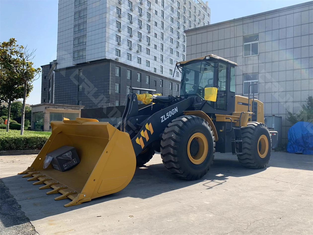 XC958 wheel loader front loaders with rated load 5t capacity with bucket 3cbm ZL50GN ZL50 models promotion for really hot sale