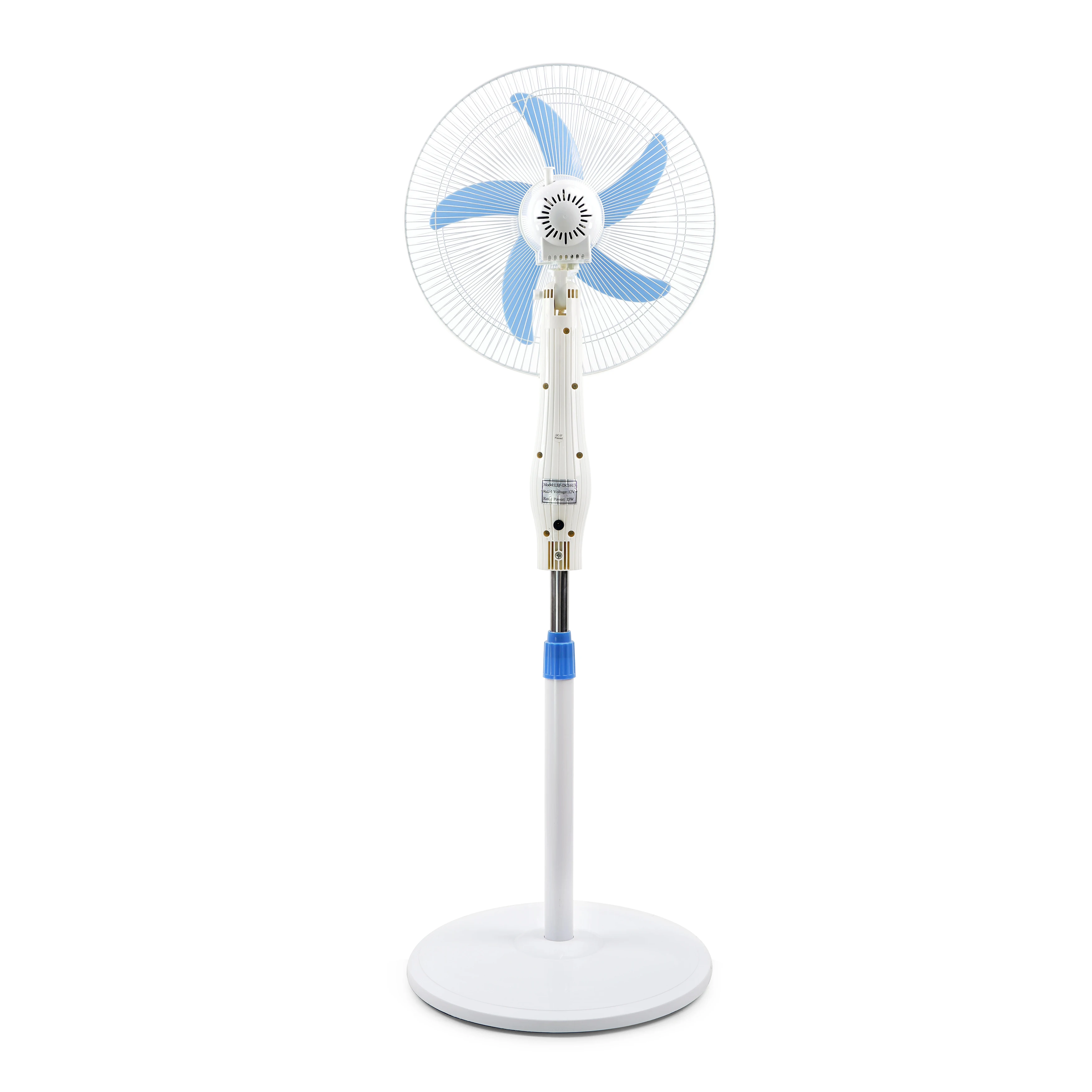 Chinese sale wholesale prices solar  rechargeable fan 16 inch rechargeable fan with led light