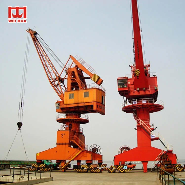 China professional supplier 60ton portal crane 80 ton 120 ton dock pedestal harbour crane for sale