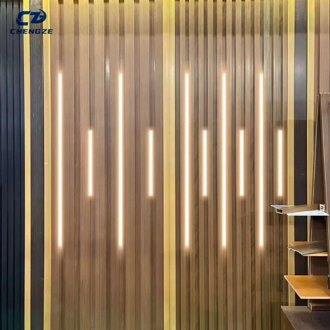 Interior Design Fluted WPC Wall Panel Decor Cladding Board