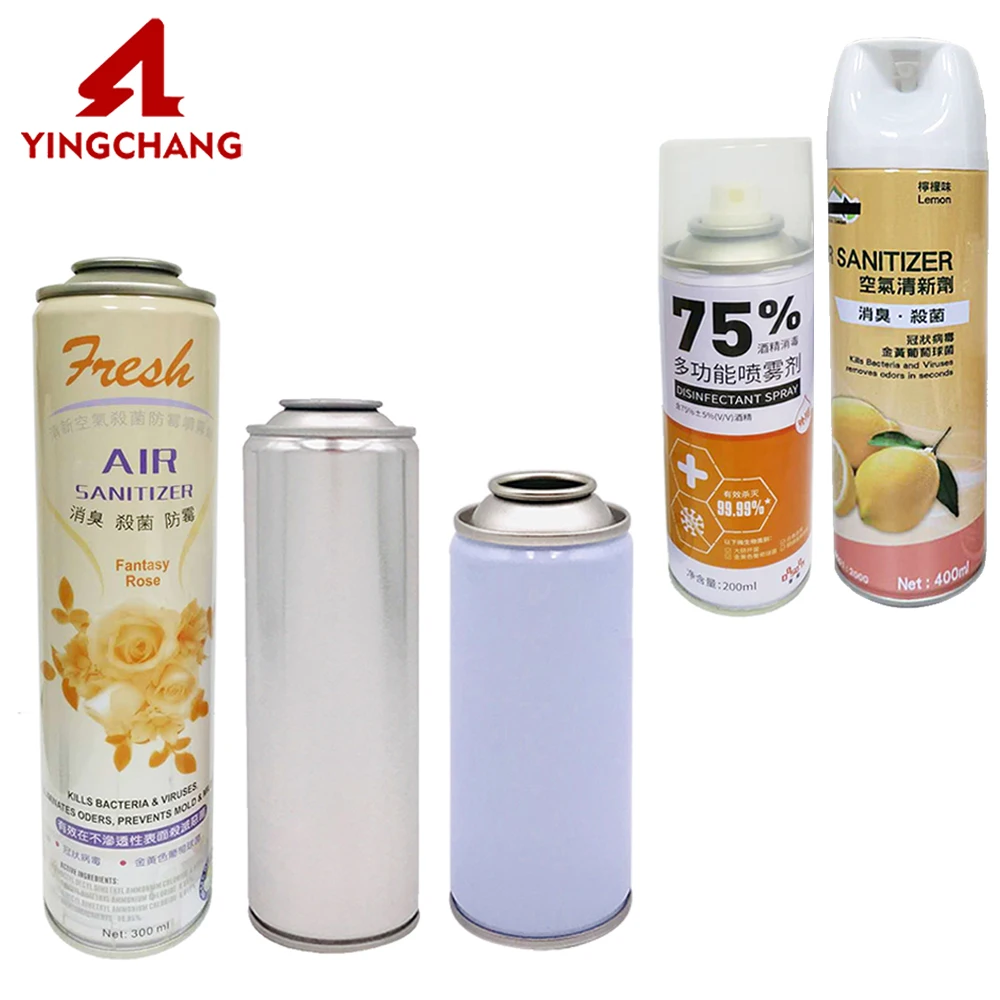 
spray empty tin can for 200ml 250ml 300ml 75 alcohol disinfectant 