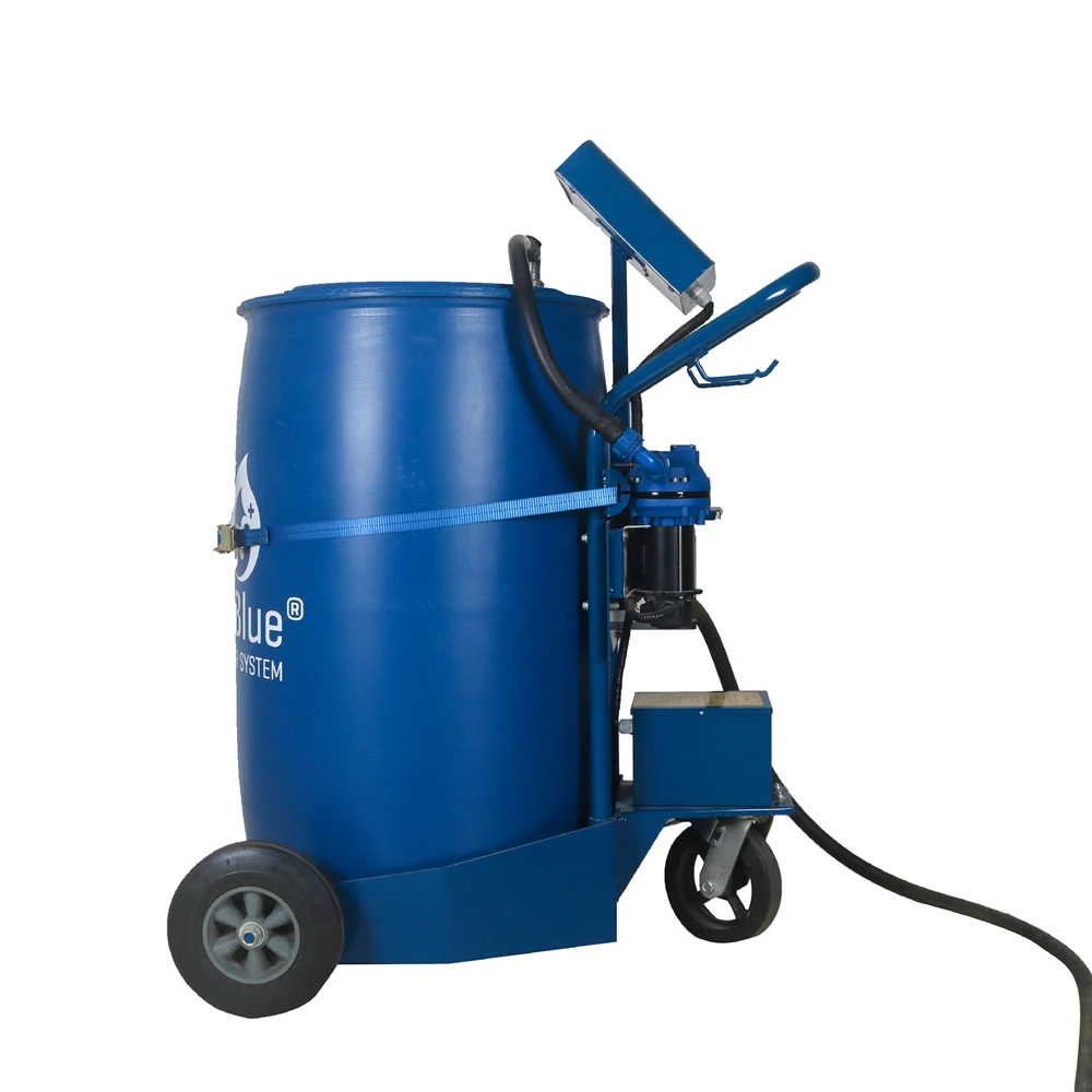 Fuel AdBlue mobile dispenser cart, Preset Adblue filling transfer pump