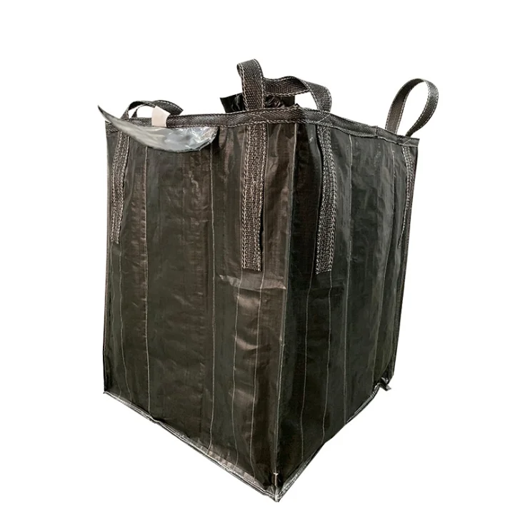 
HC Factory Customized Jumbo Bags FIBC Black Dust Proof For Potato Surgar Fertilizer 