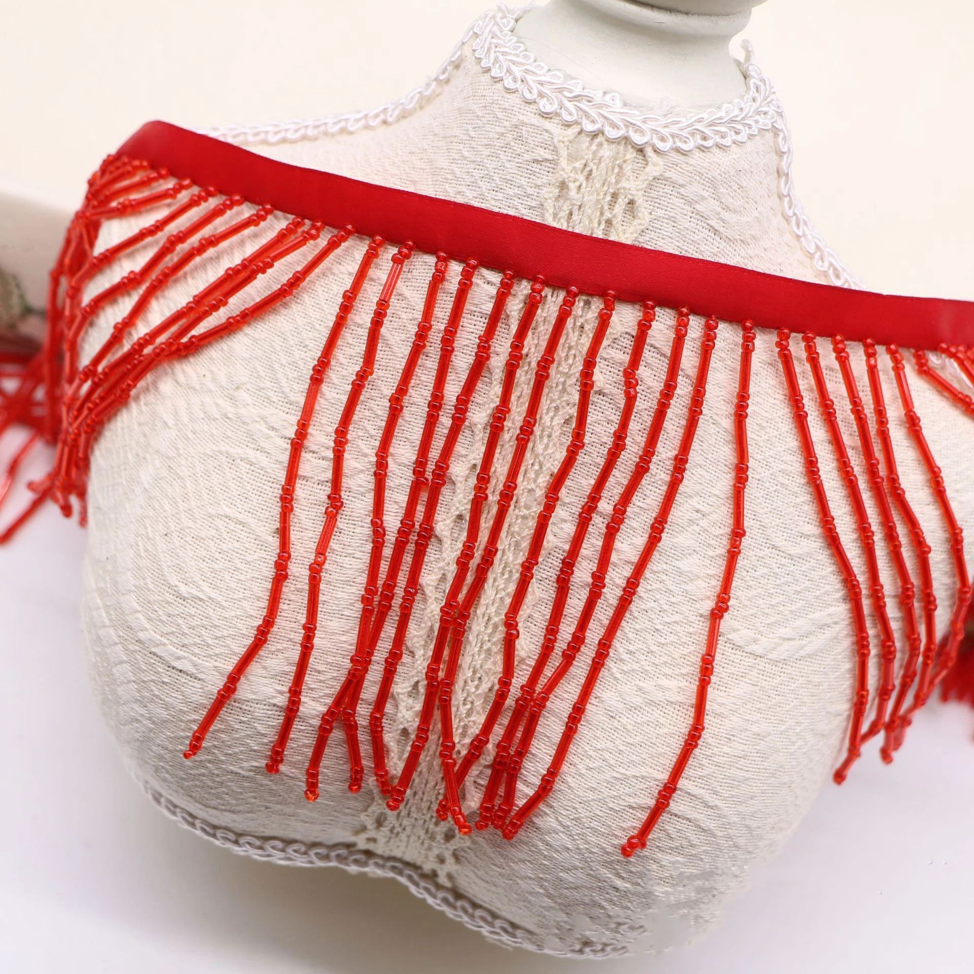 10cm wide diy sewing wedding lace accessories long gold silver costume dress curtain tassel fringe beaded fabric ribbon trims