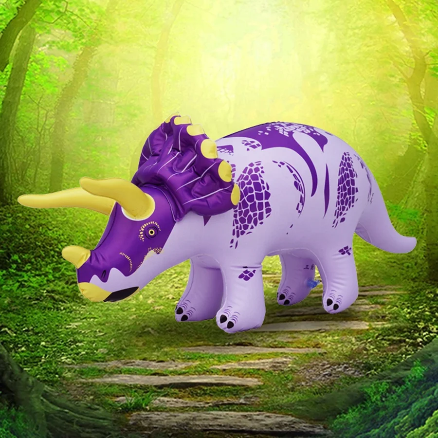 Высококачественные забавные надувные игрушки-животные, персонажи животных, ПВХ игрушки-Динозавры для детей