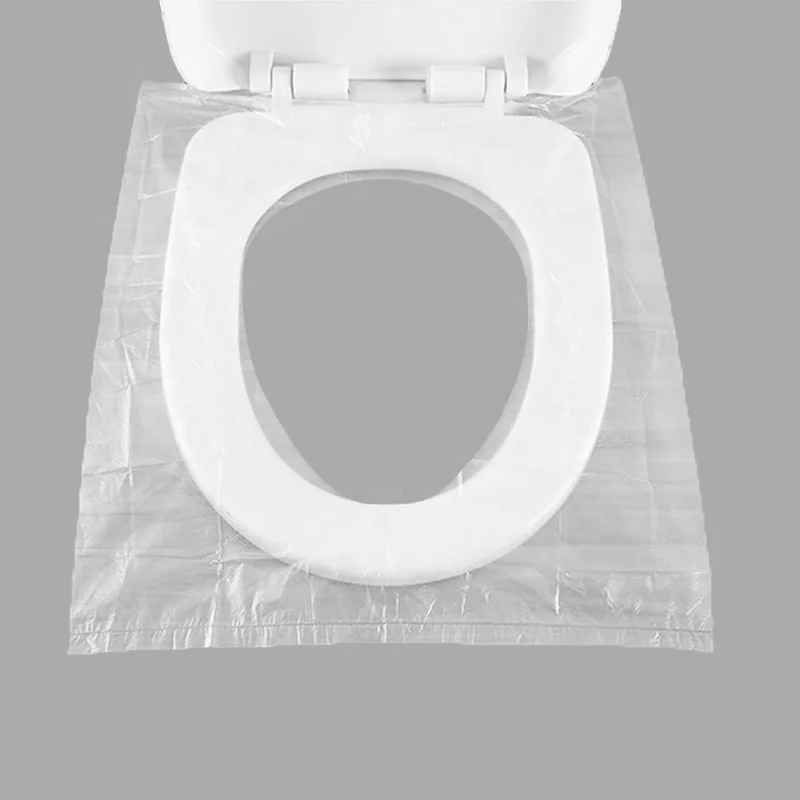 Factory Disposable Waterproof Plastic PE Toilet Seat Cover For Individual Travel Package