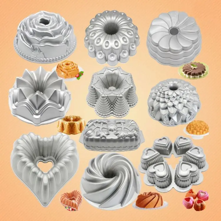Mini Bundt Cake Pan Mold Nordic Ware Bundt Pan Baking Aluminium
