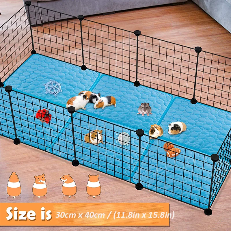 Breathable Guinea Pig Cage Liners Rabbit Chinchilla HedgehogsSummer Small Animal Cooling Mat