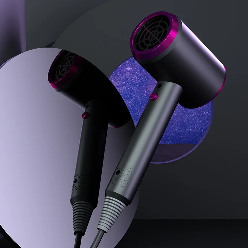 1250W Professional High Power Solon Blow Dryer Hot and Cold Wind Hair Volumizer Hammer