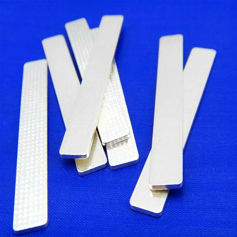 Electrical silver alloy  Contacts strips  for high voltage fittings