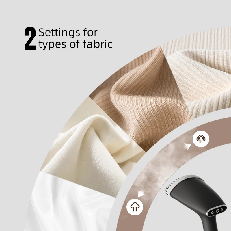 Shirts Ironing Machine Clothes Steam Iron 1800W Handheld Garment Steamer Travel Fabric Steamer