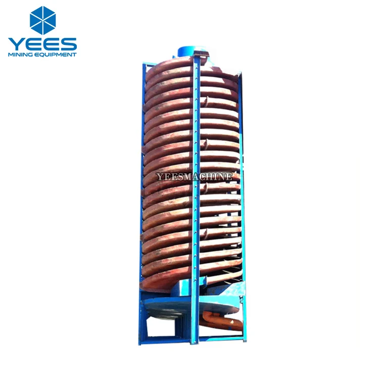 High efficient spiral gravity separator spiral chute for sale