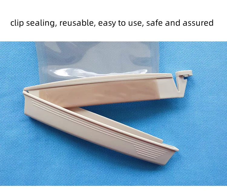 non-woven fabric two piece glue-free ostomy bag belt clip sealing colostomy bag set colostomy bag