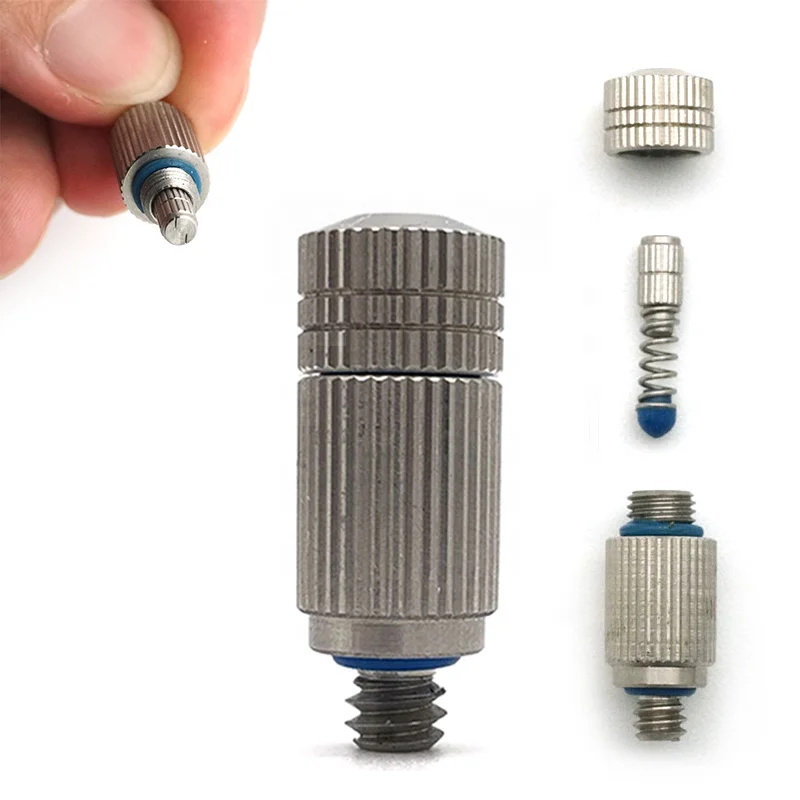 Stainless Steel anti drip misting nozzle spray fog nozzle for cooling system