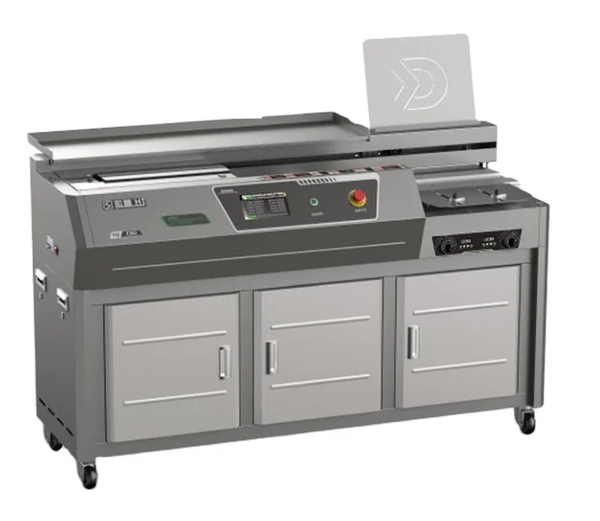 C60 Frequency Conversion Unlimited Glue Machine Automatic Binding Document Graphic Shop Equipment A3 Books