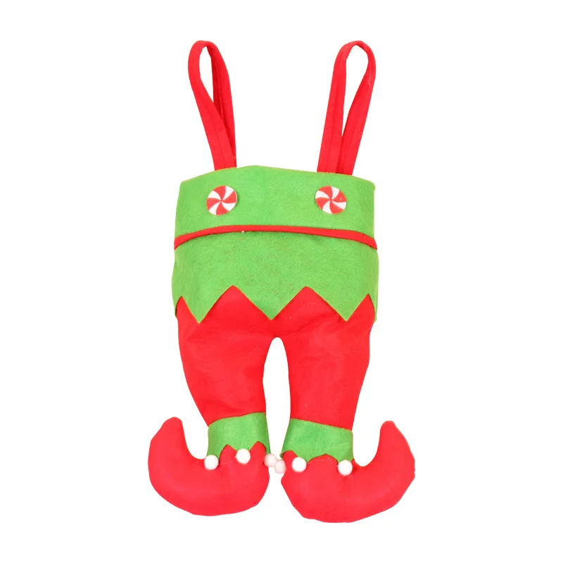 2023 Christmas Elf Wine Bottle Bags Cute Candy Storage Bag Children Non-woven fabric Gift Bag