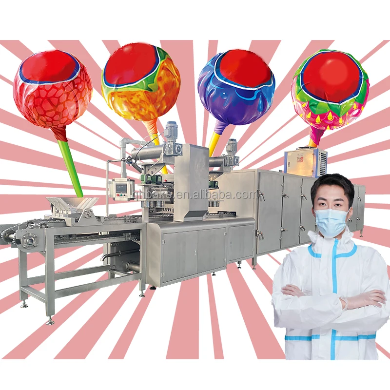 New Lollipop machine Factory price lollipop Candy Production Line chupa chup candy