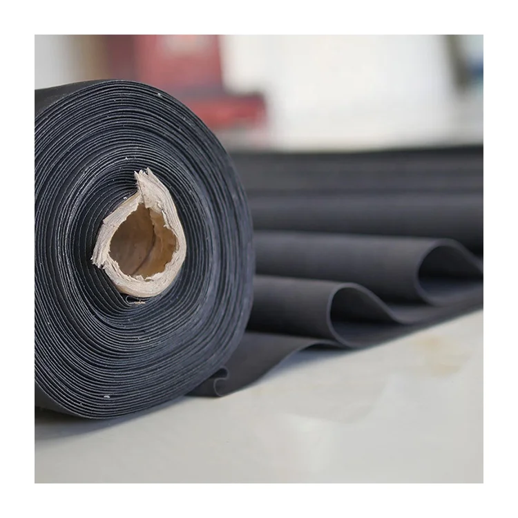 EPDM водонепроницаемая черная резиновая кровельная