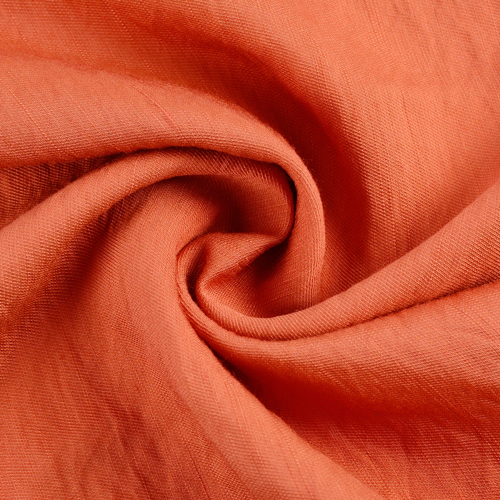 High Microfiber Polyester Imitation Memory Cavalry Twill Slub Woven Fabric For Clothing