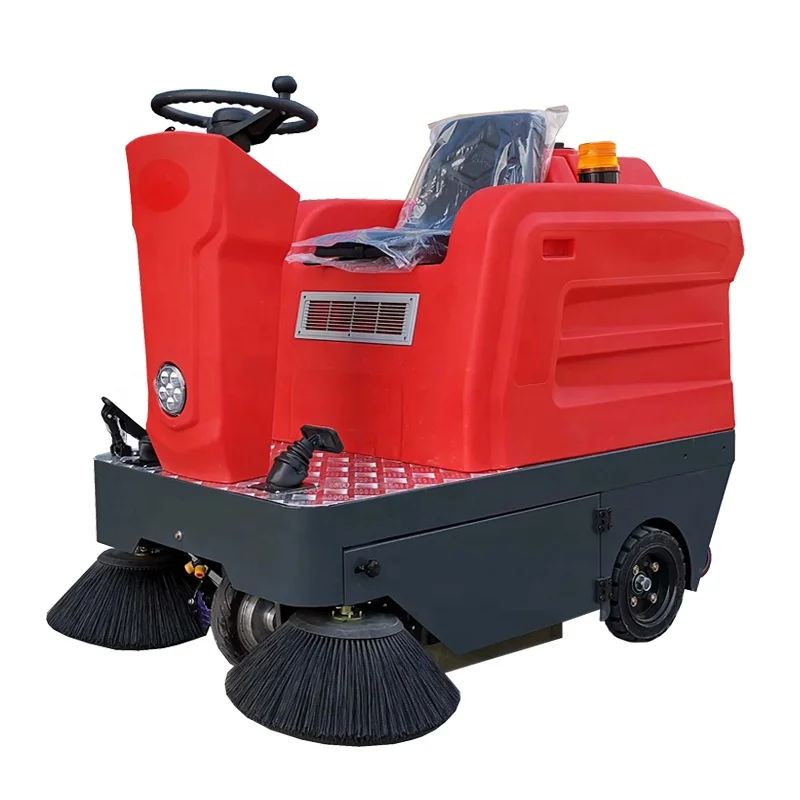 Wholesale Industrial Cleaning Machine Electric Ride On Floor Street Cleaner Vacuum Sweeper