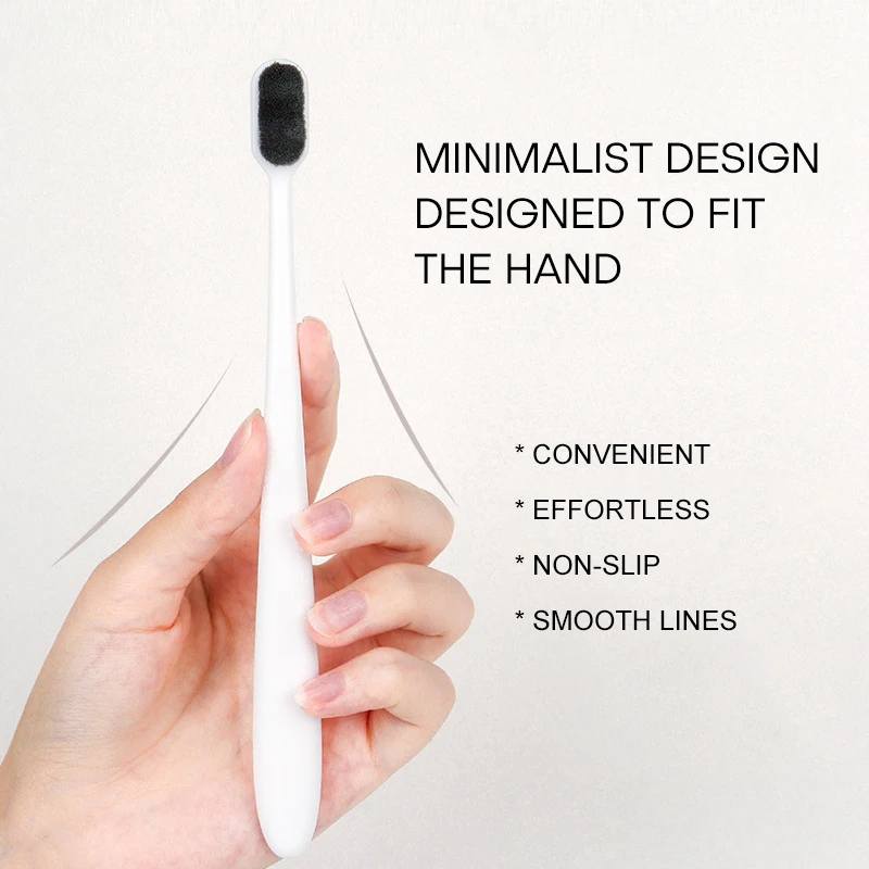 LULA Oral Care 12000 Bristles Micro Nano Ultra Soft-bristled Toothbrush for Adult Sensitive Teeth