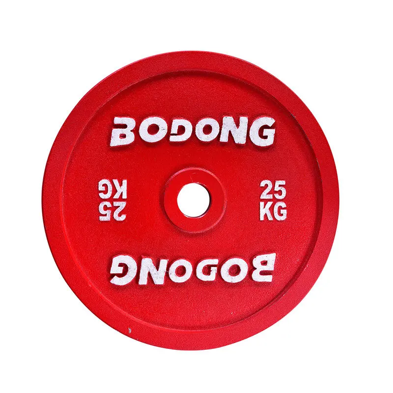 Competition Weight Plates Strength Training Cast Iron Fitness Equipment Calibrated Weight Plates