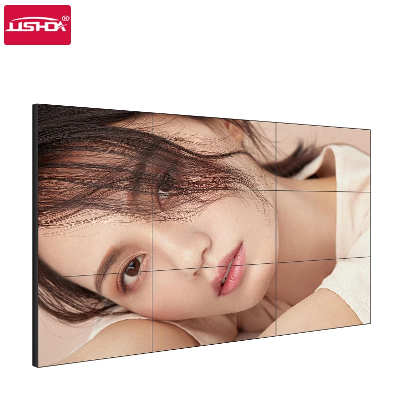 Video Wall solutions digital Display Screen manufacturers 3.5mm 49 inch ultra Narrow Bezel seamless 3x3 LCD Video Wall