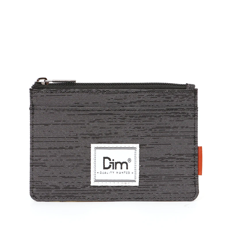 
Custom Printed Logo Credit Card Holder Ultra Slim Minimalist RFID Blocking Nylon Credit Card Wallet 