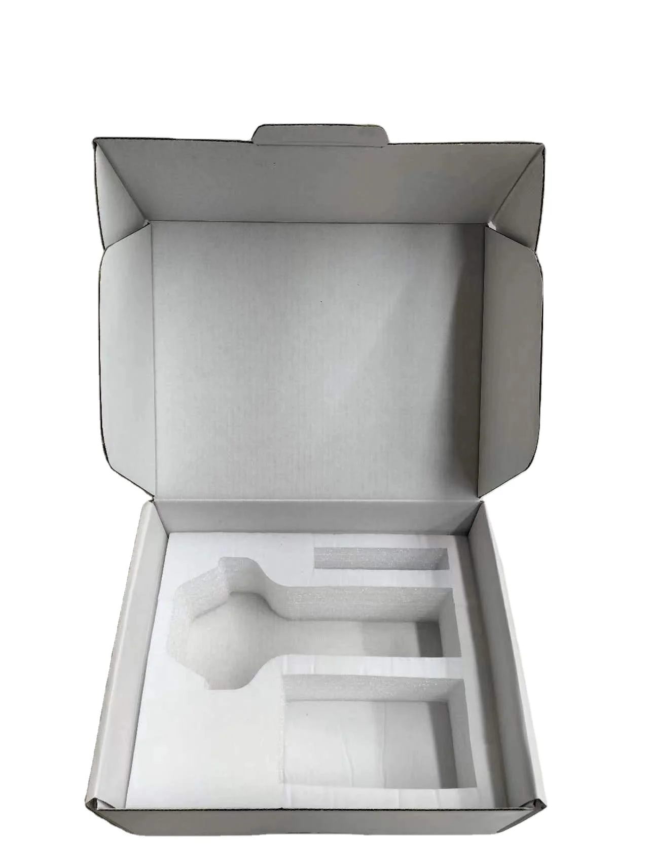 Wholesale Printed Color Custom Logo Matte Perforated Corrugated Mailer Carton Box Microphone Package Shipping Box with Foam