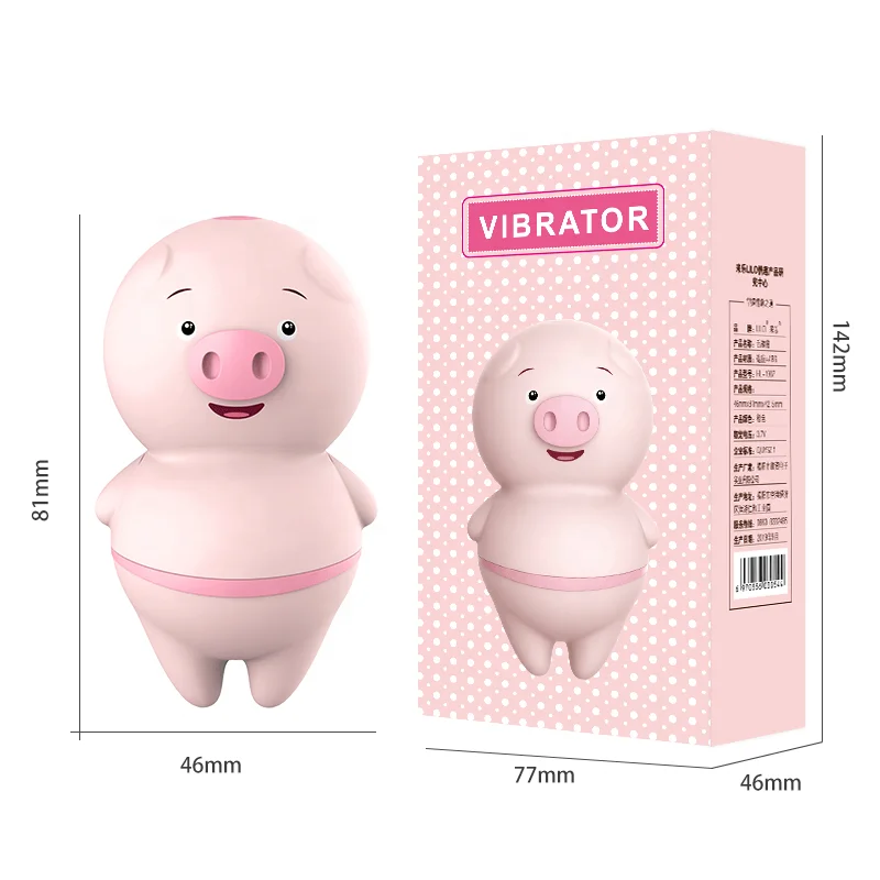cute pet little pig vibrador consolador para mujer strong vibration mini tongue licking vibrator jump egg sex toys erotic shop