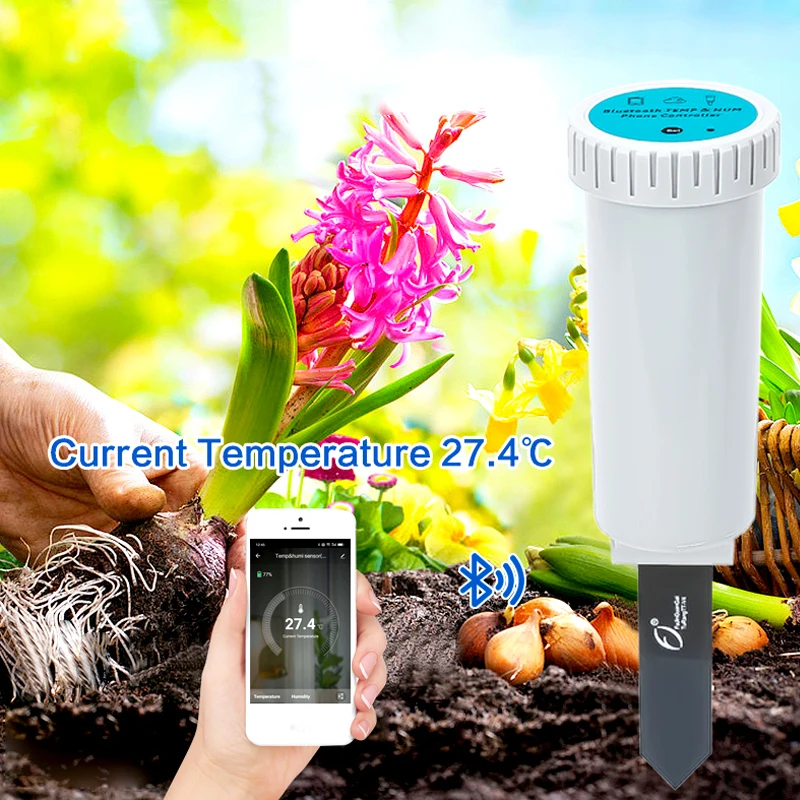 FUJIN IRRIGATION Tuya Bluetooth Soil temperature and Humidity Sensor Irrigation timer Gateway Wireless Remote Controller FJKB021
