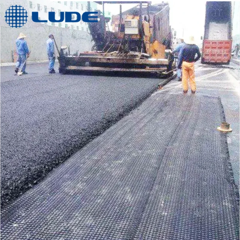 Fiberglass grid gravel grid paver geogrid paver asphalt reinforced fiberglass geogrid material fiberglass geogrid