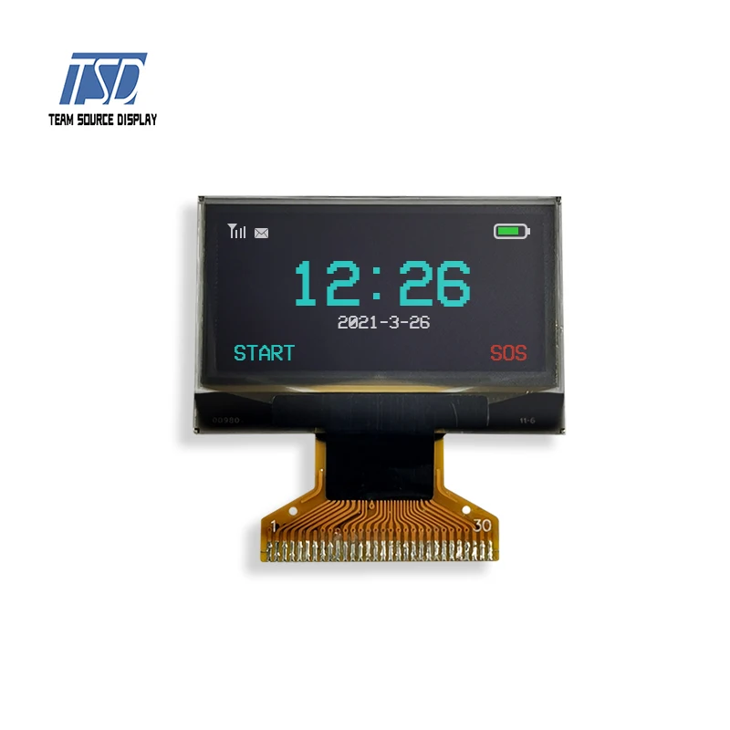 Mini 128x64 oled display screen 30 pins SH1106G 1.3 inch monochrome oled display module