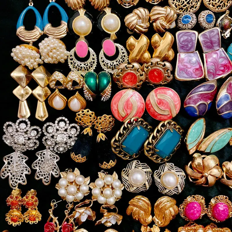 Vintage Gold Earrings Vintage Earrings For Women Dainty Sterling Silver Vintage Earring For Women