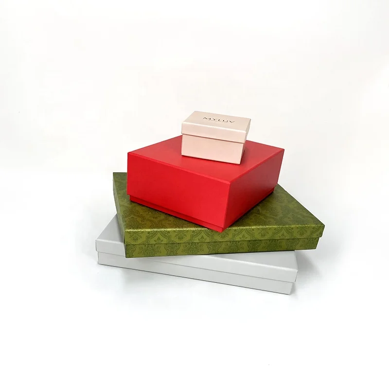 High-grade Cardboard Gift Packaging with Personal Logo Custom Printed Rigid Box